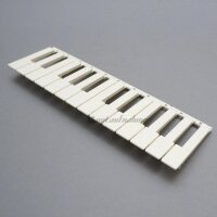 Replacement key block octave white lower