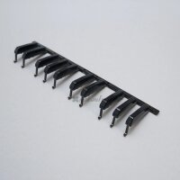 Replacement key block octave black lower